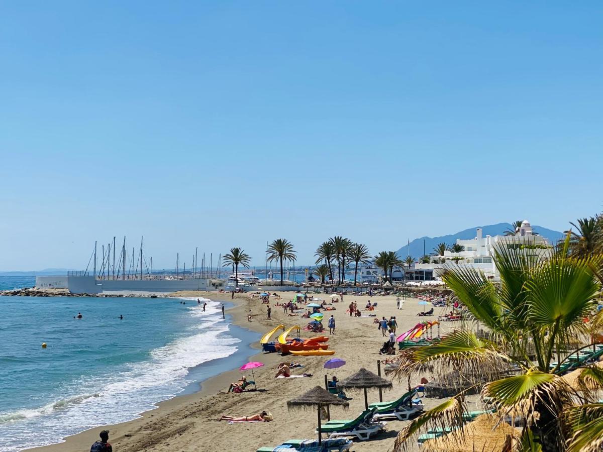 First Line! Art-Apartment On The Seafront Of Marbella With Swimming Pool Екстер'єр фото